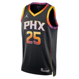 Maillot Basket Homme Phoenix Suns Mikal Bridges 25 2022-23 Jordan Statement Edition Noir Swingman